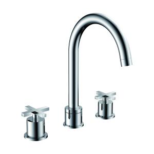 China Wall Mounting Concealed Water Mixer Chrome Durable And Stylish T90810 factory