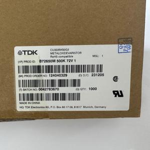 China B72650M0500K072 CU3225K50G2 TDK / EPCOS Varistors 50VAC 10% 3225mm 100% Original And Imported factory