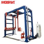Automatic Rotary Arm Stretch Wrapper MP402D With Top Sheet Dispenser