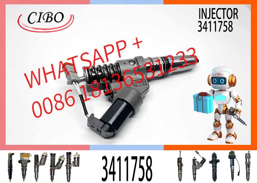 M11 Diesel Fuel Injector 3411758 3411758PX 3411758 RX 3411401 for Cum-mins ISM QSM Engine
