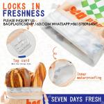 Reusable Bread Bags For Homemade Bread Storage ECO Bread Freezer Bag - Sourdough