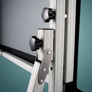 200" Portable mobile projector screen Fast Fold Screens With Front White / Grey