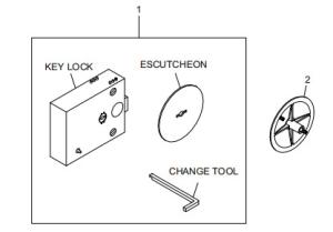 China Durable ATM Spare Parts STANDARD LOCKS factory