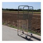 16 20 30 Tier Stainless Steel Metal Tray Trolley For Bakery Food