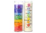 Religious Glass Jar Paraffin Wax 7 Day Prayer Candles