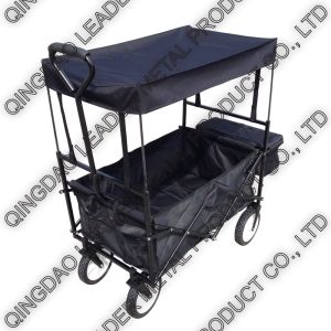 Folding Utility Wagon with Canopy & Back Bag - TC1011 TB