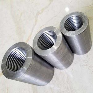 China Connecting Sleeve Steel Rebar Splicing Coupler For Civil Construction 50mm factory