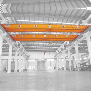 China 3T Span 16m Height 9m LDA Single Girder Eot Crane With Electric Hoist factory