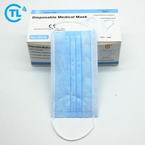 China 14X9.5CM Disposable Protective Face Mask factory