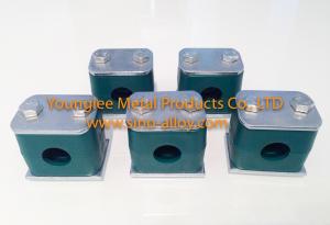 China Standard series hydraulic pipe clamps with PP clamp body, galvanized steel plates &amp; bolts factory