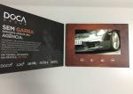 Creative Video in print technology 7inch HD lcd screen video brochures video