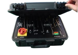 China High Power GSM 3G 4G Cell Phone Signal Jammer Military Full Frequency Durable Waterproof Outdoor Jammer factory