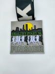 75mm Finisher Medals For 5k , Die Casting Personalised Running Medals