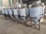 80mm Polyurethane Insulation Conical Beer Fermentation Tank for Fermenting