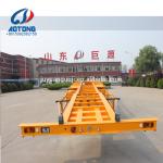 Container Chassis 40FT Skeleton Semi Trailer 20FT Shipping Container Carrier