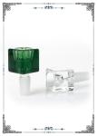 Black Green Clear Blue Water Bong Accessories 14.4MM 18.8MM Square Joint