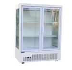 Fresh flowers display refrigerated preservation three-sided glass display case