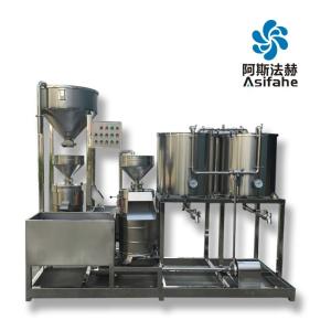China Industrial Food processing line soymilk tofu production line Fully automatic tofu production line for factory on sale