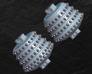 China Raise Boring Roller Cutter Hard Rock Drilling Tools Carbide Teeth 4/5 Rows For Raise Boring Machine factory