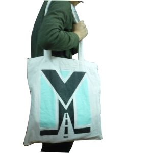 Eco - friendly Embassy Natrual Printed Plain Cotton Recycled Reusable Carrier