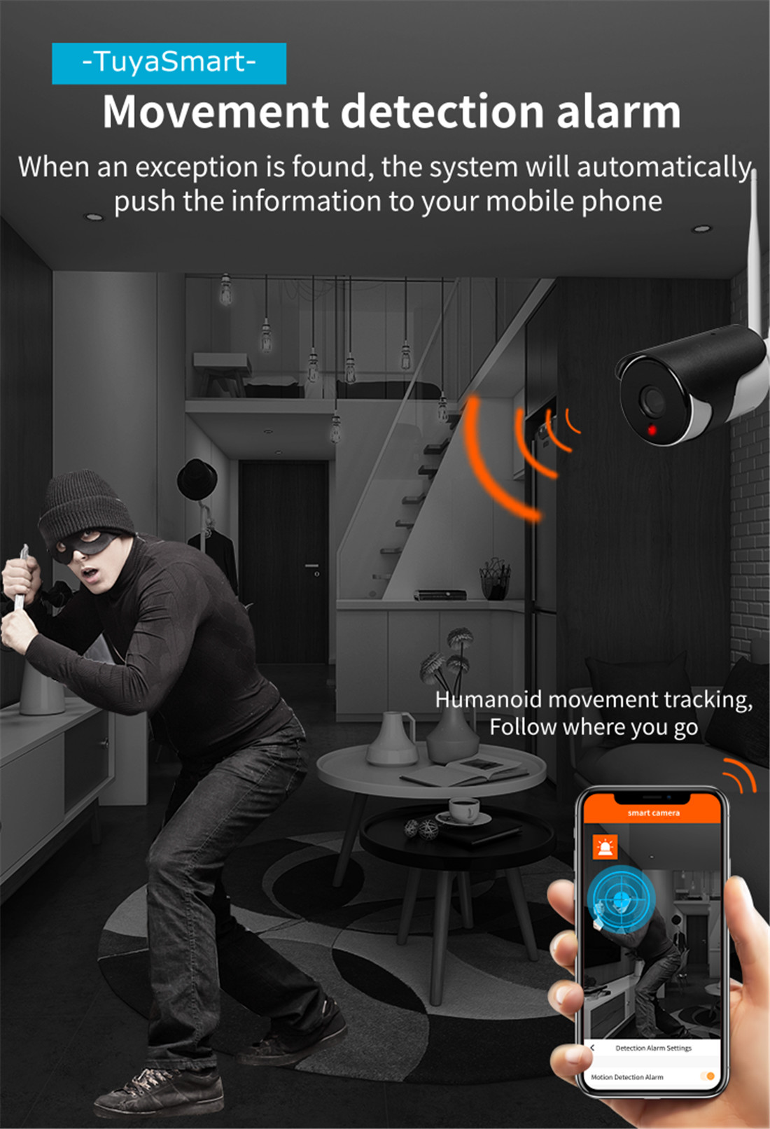3MP New arrival security system outdoor Tuya App wifi Kit H.265