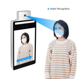 China MTK Android Face Recognition Temperature Measurement Attendance Machine factory