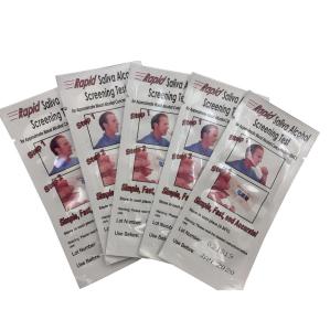 China 25strips/Box Saliva Alcohol Test Strips At Home factory