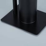 21*18*67cm Durable Type Bathroom Stand Steel Bamboo Toilet Paper Holder And