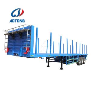 China 40ft Flatbed/Skeleton Container Semi Trailer Customizable for Customer Requirements factory