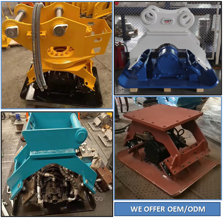 Earthmoving Hydraulic Plate Compactor PC300 Yakai CTHB Hydraulic Vibratory Plate