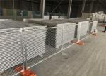 8'x14' chain link fence panels for construction site heavy duty design cross