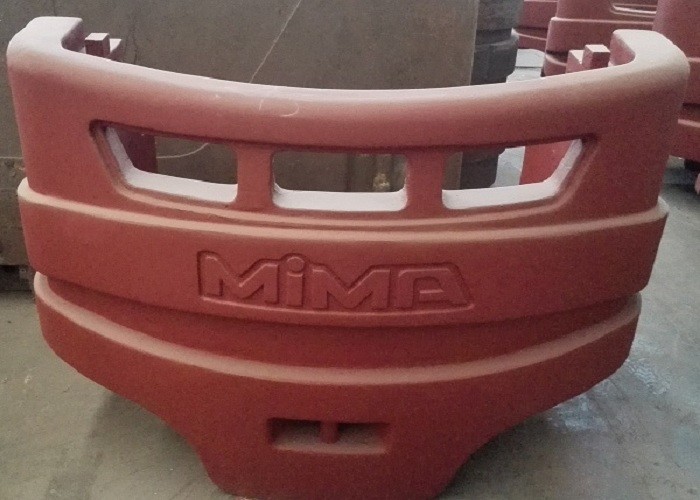 China Construction Machinery Vacuum Casting counterweight Finish Painting Adequate Capacity factory