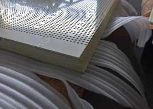 China 3mm Thickness White Plastic Perforated Sheet For Speaker Grill factory
