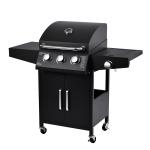 Enjoy Smoke-Free Camping and Barbecue with 4-Burner Steel Gas Stove in Outdoor
