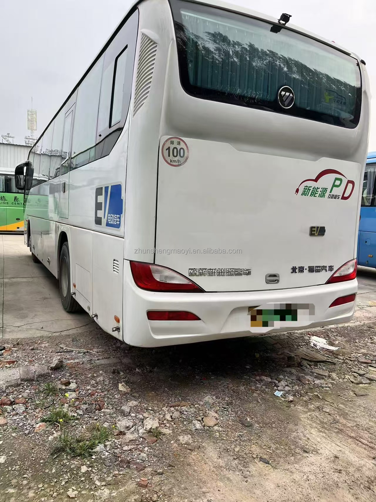 Fuel- 51-Seat Pure Electric Bus Low Operating Costs for Sustainable Tourism Solutions