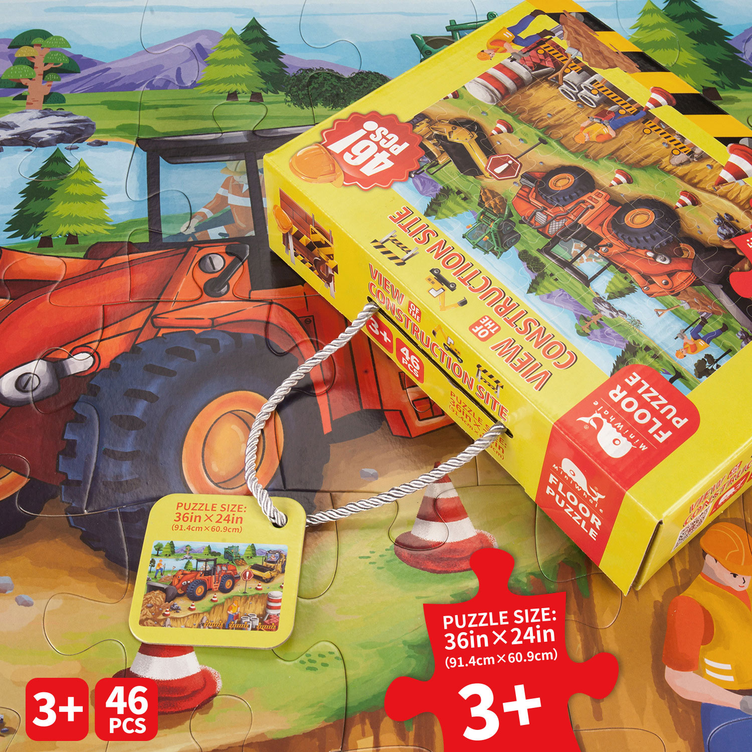 Paper Floor Puzzle for Kids Preschool Learning Birthday Gifts Age Range 8 to 13 Years