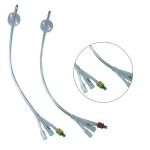 Single Use Disposable Foley Catheter , 22Fr Triple Way Catheter