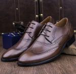Durable Fashion Mens Slip On Leather Sneakers Spring / Summer Flat Casual Shoes