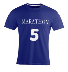 China 100% Polyester Running Teamwear Marathon Running Shirts Breathable Men Short Sleeve factory
