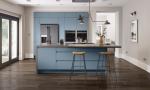 3m Long Small Plywood Kitchen Cabinets Modern With Breakfast Counter