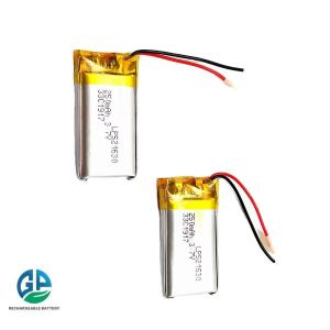 China IEC62133 KC Approved Polymer Rechargeable Lipo 521630 250mah 3.7v Lithium Battery factory