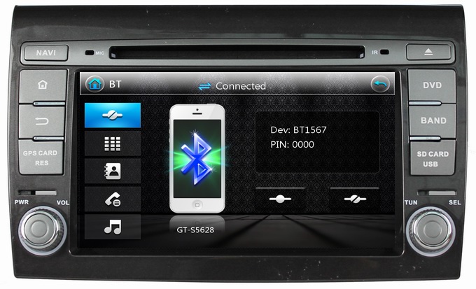 Ouchuangbo Auto Stereo Radio Player for Fiat Bravo 2007-2012 USB iPod DVD Video OCB-7011A