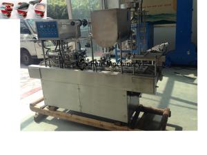 China 3PH PLC 950kg Cup Filling Sealing Machine 4KW For Jelly Cup factory
