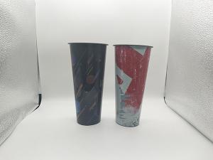 China Yogurt Food Iml Plastic Containers With 3D Lenticular Printing factory
