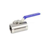 High Temperature Stainless Steel 201 NPT BSP Threaded Wide Ball Valve for