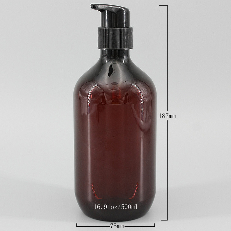 Shampoo Shower Gel 24mm 16oz Amber Shampoo Dispenser