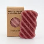 Private Label Konjac Activated Wave Cleansing Sponge 8.6×6.5×2.5cm