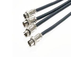 China GX16 Welded Male Waterproof Data Connector With Wire 6 Core Metal Aviation Plug factory