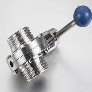 China DN10 Pneumatic Butterfly Valve 2 inch CF8M 10 bar Thread End DN10 factory