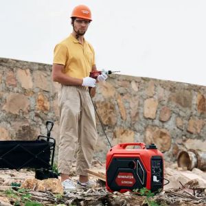 Small Gasoline Spare Parts Silent Inverter Generator 1000W